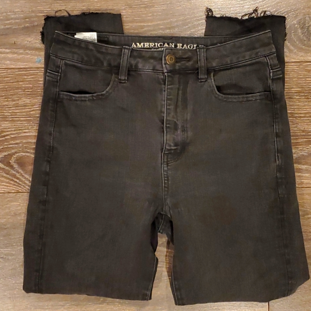 ❤AMERICAN EAGLE HIGHEST RISE JEGGING CROP, 4 (27)